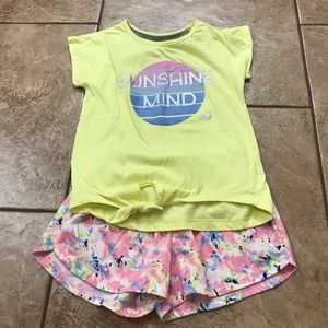 5/$25 Girls 10/12 shirt & shorts set